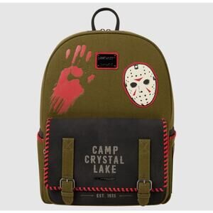 Loungefly Jason Friday the 13th Camp Crystal Lake Full-Size Backpack | NWT